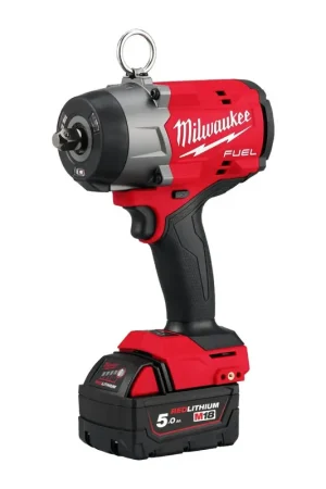 MILWAUKEE® M18 FHIW2P12-502X M18 FUEL 1/2? SLAGMOERSLEUTEL MET VERENDE BORGPEN Flitsaanbieding