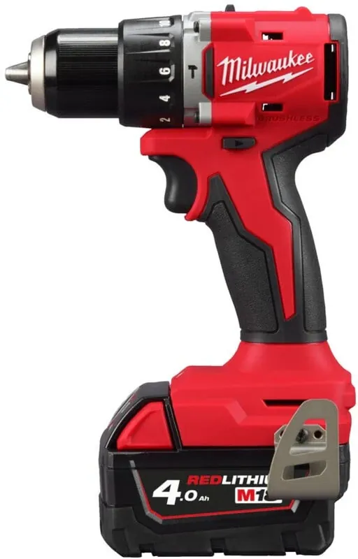 Milwaukee M18 BLPDRC-402C M18 COMPACTE KOOLBORSTELLOZE SLAGBOORMACHINE Gereduceerde Prijs
