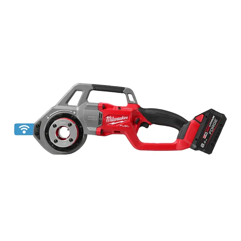 Laatste Kans MILWAUKEE® "M18 FPT114-802CA M18 FUEL DRAADSNIJDER 1? MET ONE-KEY 1/4"" FORGE KIT"