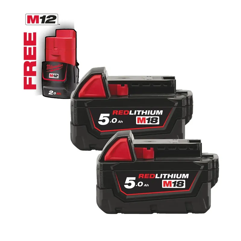 Lage Prijs MILWAUKEE® M18B52 18V LI BATTERY M18 FORGE NRG-802DBSC