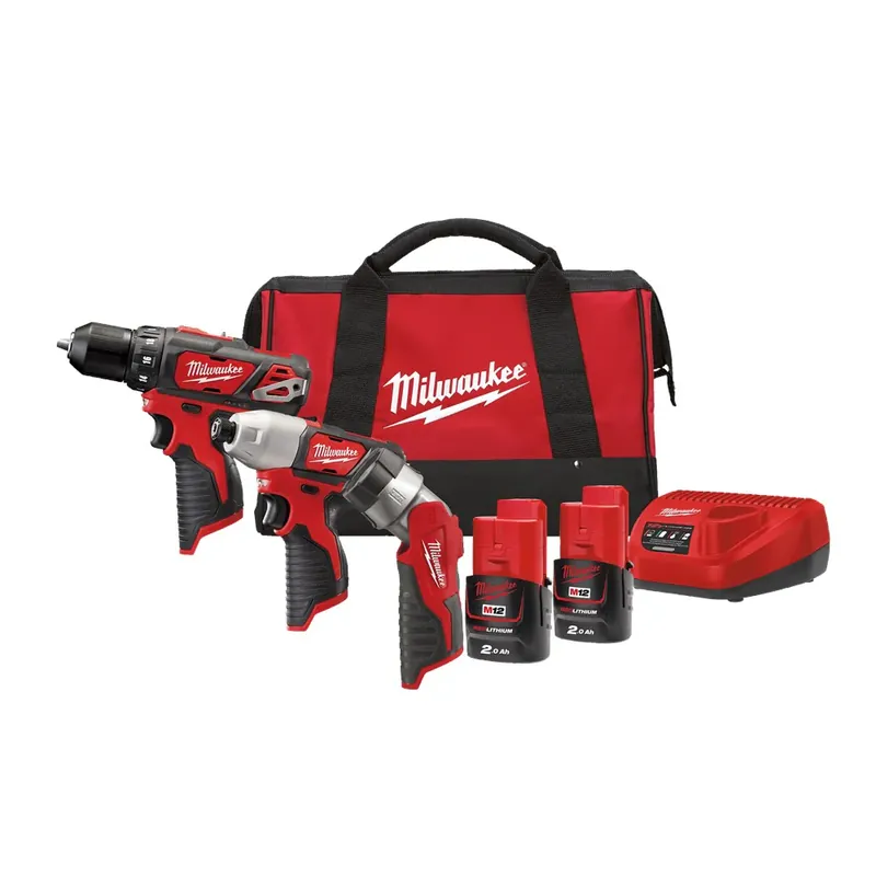 Dagaanbieding MILWAUKEE® M12 BPP3A-202B M12 POWERPACK