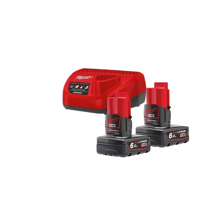 Koop Online Milwaukee M12 NRG-602 Accupack met Lader - 4933451903