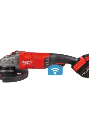 Bestel Nu MILWAUKEE® M18 ONEFLAG230XPDB-122C M18 FUEL ONE-KEY 230 MM GEREMDE HAAKSE SLIJPER MET PEDDE