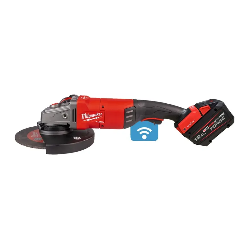 Bestel Nu MILWAUKEE® M18 ONEFLAG230XPDB-122C M18 FUEL ONE-KEY 230 MM GEREMDE HAAKSE SLIJPER MET PEDDE