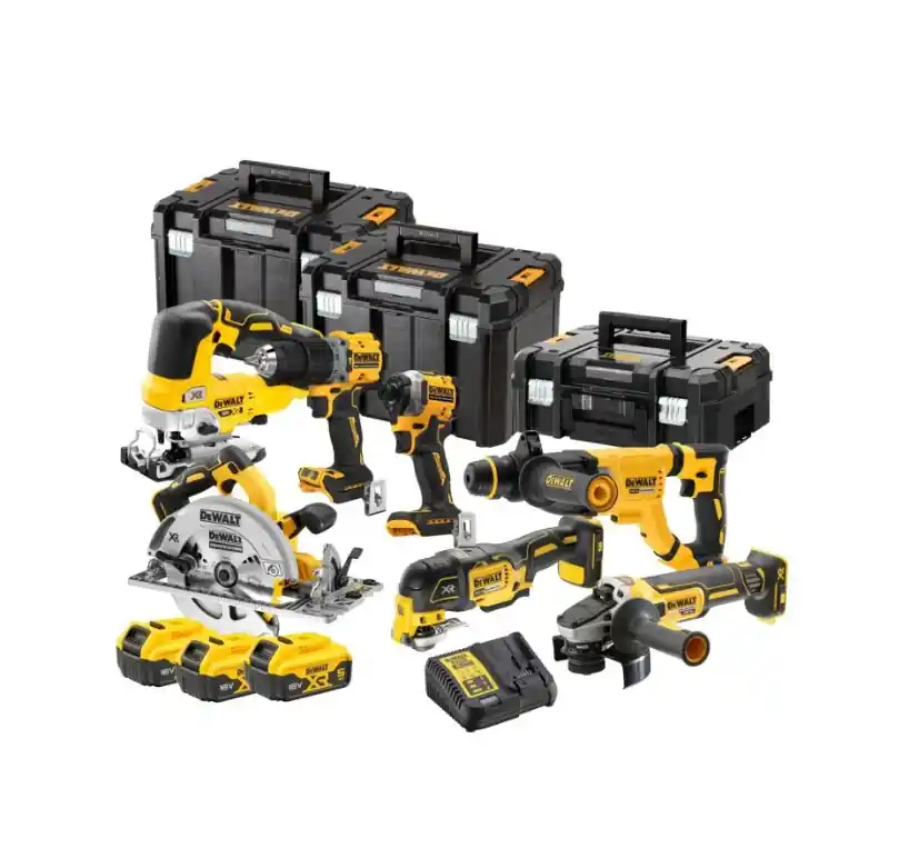 Exclusieve Aanbieding DeWALT DCK706P3T-QW 18V XR BRUSHLESS 7-DELIGE SET (DCD805 + DCF850 + DCS355 + DCH263 +