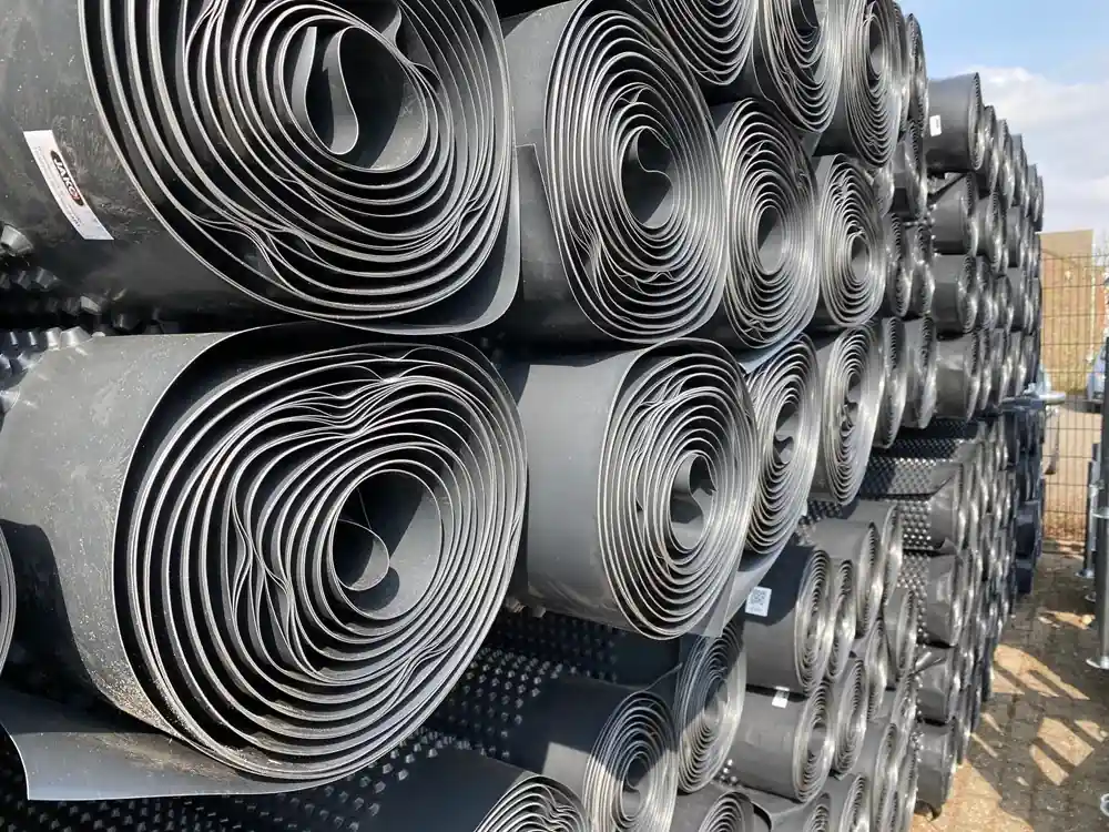 Jako NOPPENFOLIE 1,0x20M - 150kN/m2 NOPPEN 8 MM Direct Beschikbaar