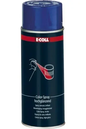 E-Coll Spuitbus RAL5010 Blauw 400ml Hoogglanzend - 4317784305846 Hoge Kwaliteit