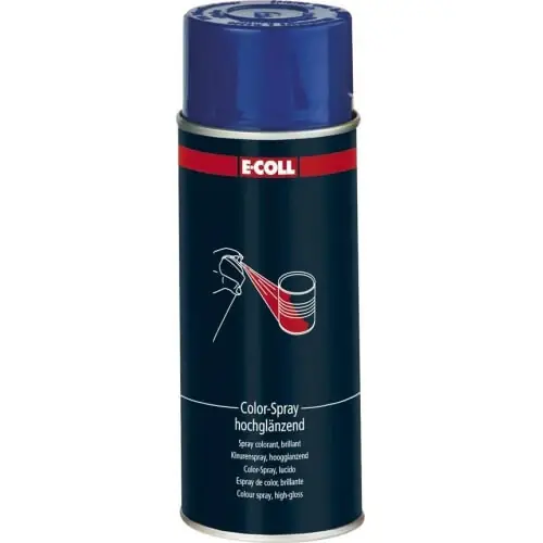 E-Coll Spuitbus RAL5010 Blauw 400ml Hoogglanzend - 4317784305846 Hoge Kwaliteit