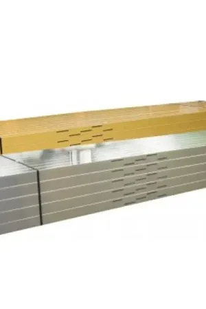 Bestel Nu Jako Metselprofiel Blank KST65 300cm met Kunststof Klossen - 270.104.300