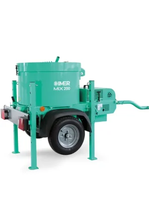 IMER Betonmixer met Elektromotor Trekbare Versie - MIX 200 Hoge Kwaliteit