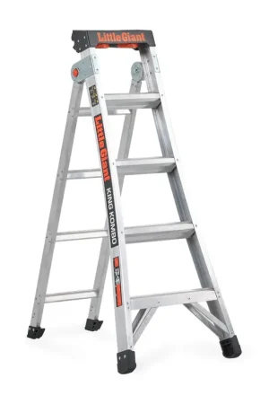 Actieprijs Altrex LITTLE GIANT KING KOMBO ALU TRAP 5+3 ENKEL OPLOOPBAAR