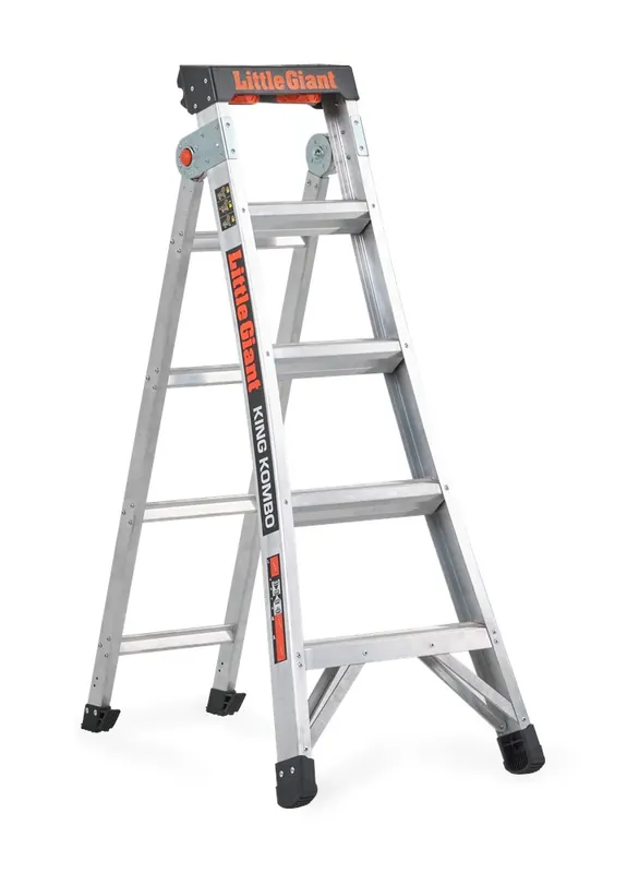 Actieprijs Altrex LITTLE GIANT KING KOMBO ALU TRAP 5+3 ENKEL OPLOOPBAAR