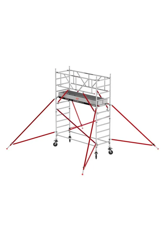 Gereduceerde Prijs Altrex ROLSTEIGER RS51 PLUS-S WH=4,20M 90X245 - FIBER DECK VERSIE