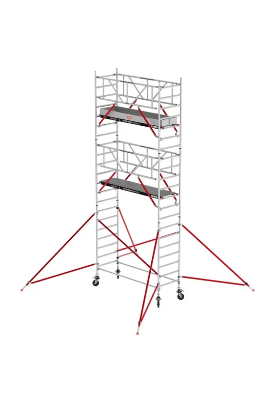 Altrex ROLSTEIGER RS51 PLUS-S WH=7,20M 90X245 - HOUT VERSIE Beperkt Aanbod