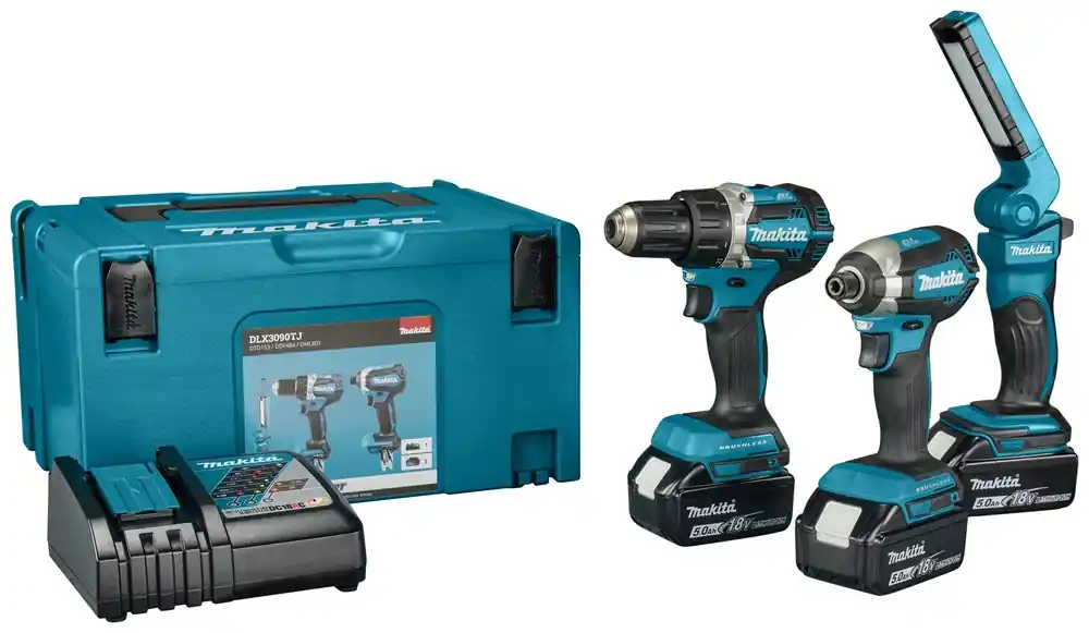 Makita DLX3090TJ LXT 18V Combiset Boren en Slagschroeven met Lamp Favoriet