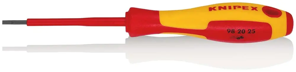 KNIPEX SCHROEVENDRAAIER SLEUF 2,5X0,4MM VDE Bestseller