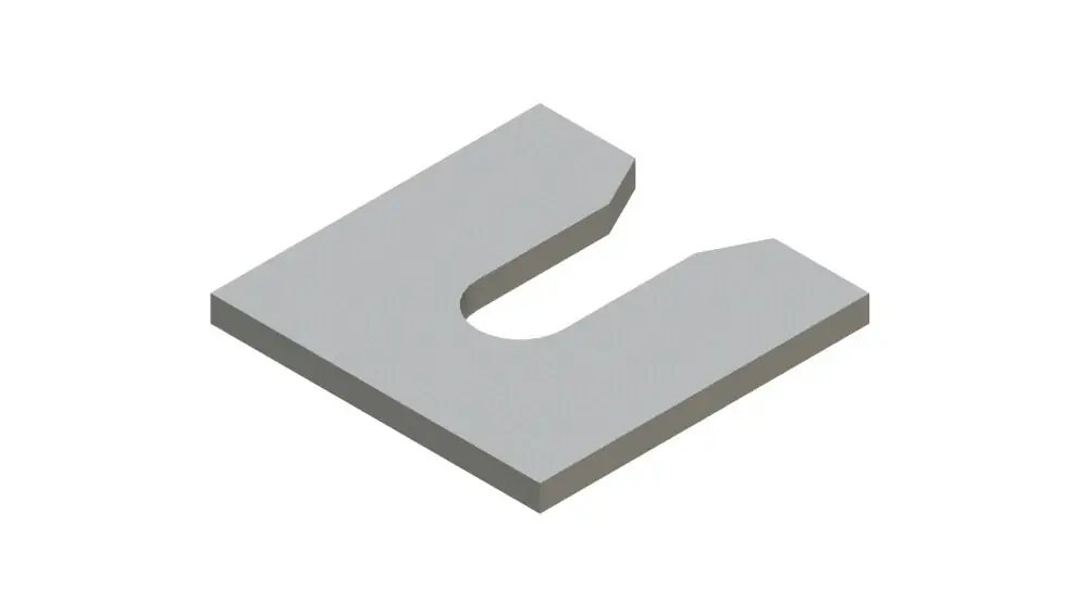 Gratis Retour GB Stalen Uitvulplaat 50x50 4mm ZM-4