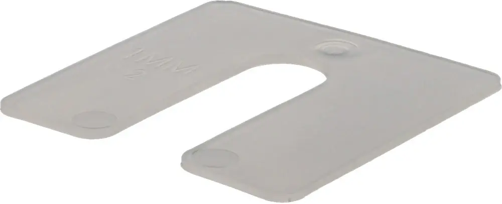 Kelfort UITVULPLAATJE 1MM 645 ST - TRANSP. Uitverkoop
