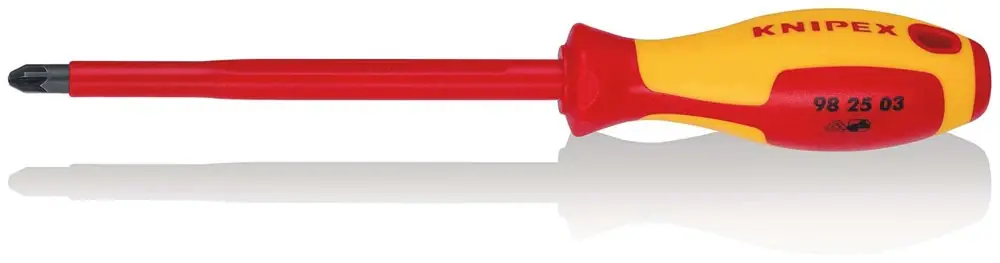 KNIPEX SCHROEVENDRAAIER POZIDRIV PZ 3 VDE Direct Verzonden
