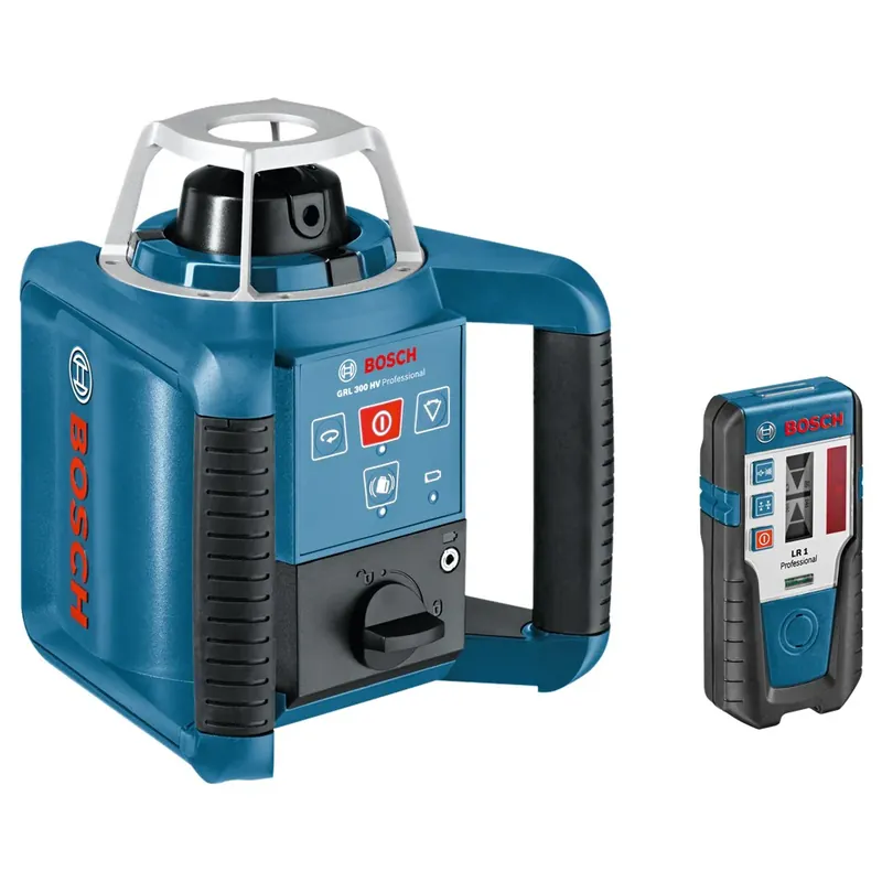 BOSCH GRL 300 HV + BT 170 HD + GR240 ROTATIELASER Op = Op