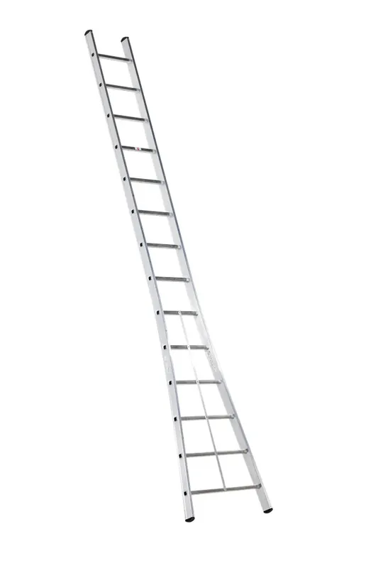 ALTREX ENKELE RECHTE LADDER KEU 1X14 KIBO - ALUMINIUM KOKERLADDER Flitsaanbieding