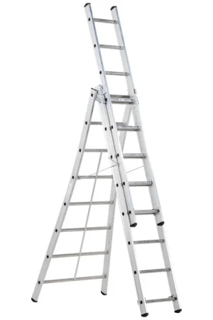 ALTREX 3-DELIGE REFORMLADDER KEU 3X8 KIBO - ALUMINIUM KOKERLADDER Laatste Versie