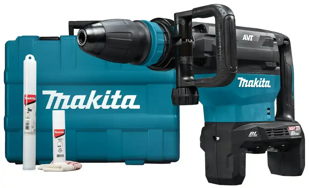 Beste Prijs MAKITA HM002GZ03 2X40 V MAX BREEKHAMER ZONDER ACCU‘S EN SNELLADER, IN DOOS