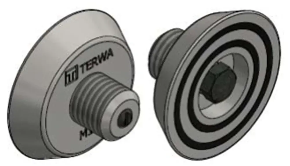 Terwa MAGNEETFLENSPLAAT TPM-10-M20-STEEL - RING MAGNET D=60 Premium