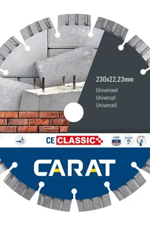 Bestel Nu CARAT DIAMANTZAAG UNIVERSEEL 115x22,23MM, CE CLASSIC