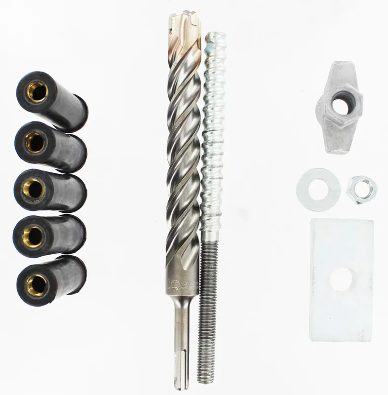 Carat SLAGANKERSET ZACHT MATERIAAL M12 COMPLEET + BOOR SDS+ 24MM Flitsaanbieding