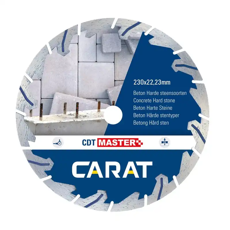 Fabrieksprijs CARAT DIAMANTZAAG BETON 125x22,23MM, CDT MASTER