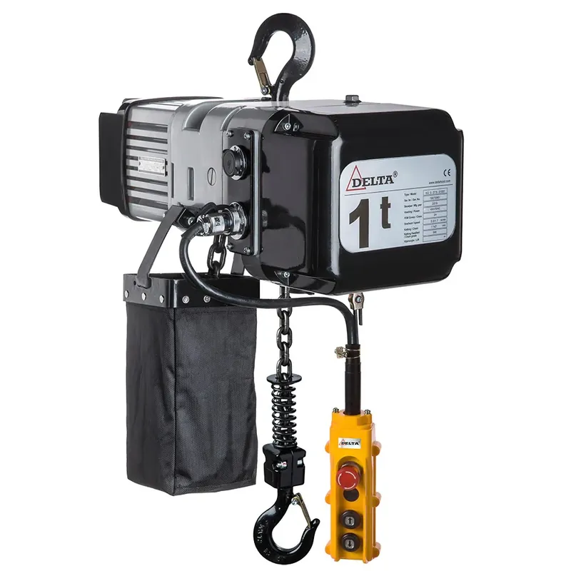 DELTA ELEKTRISCHE KETTINGTAKEL DMS 230V 1 TON - MET 6 METER HIJSHOOGTE Express Levering