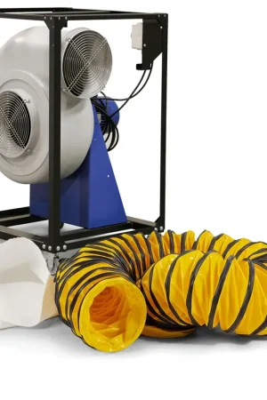 Dryfast Ventilator TFV300 Set met Slang 10m en Stofzak Flitsaanbieding