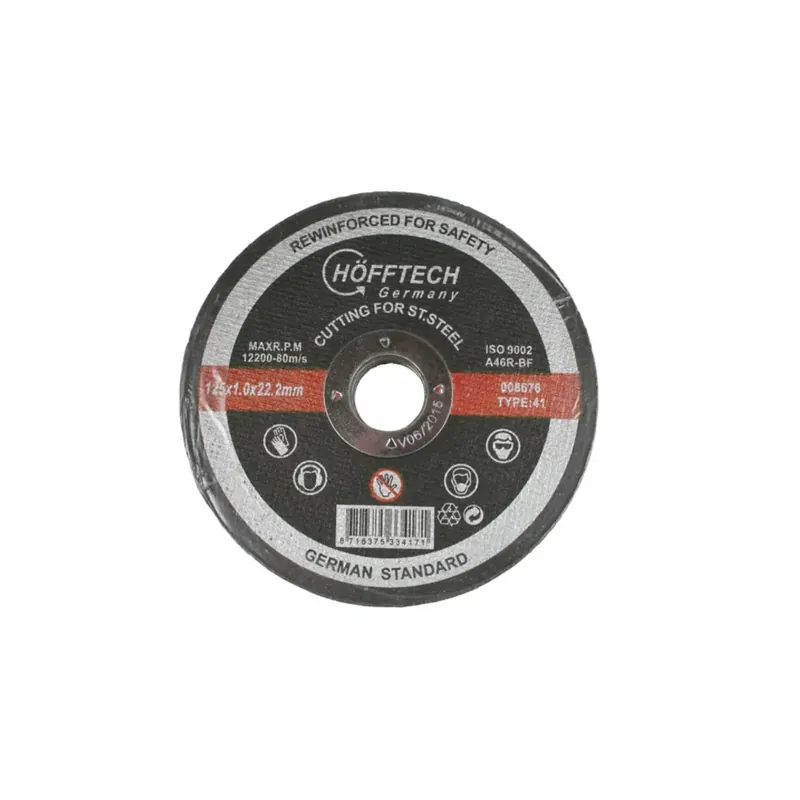 Hofftech Doorslijpschijf RVS 125 x 1.0 mm Voordeelprijs