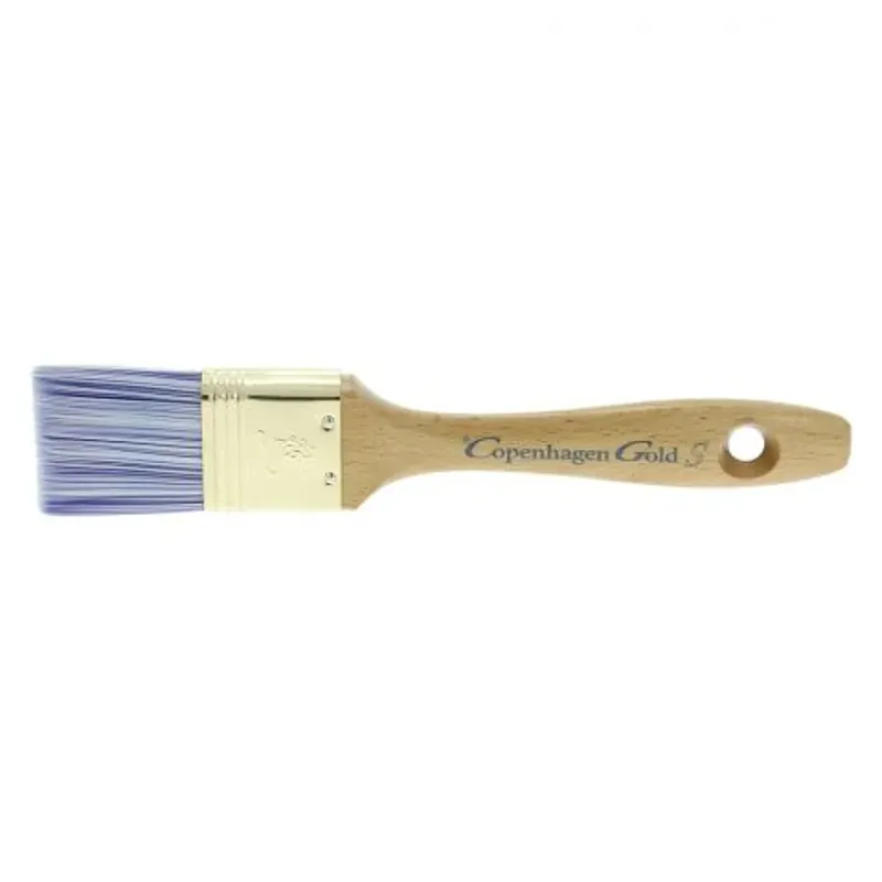 Veilige Betaling Copenhagen Gold Platte Acryl Kwast 2 maat