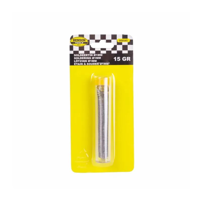 Beperkte Voorraad Benson Soldeertin 60/40 – 1mm – 3 Meter