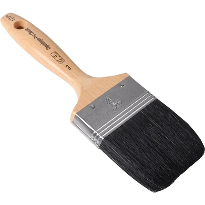 Premium CH Pro CLASSIC Platte Kwast 5* 3 inch FSC Houten Steel