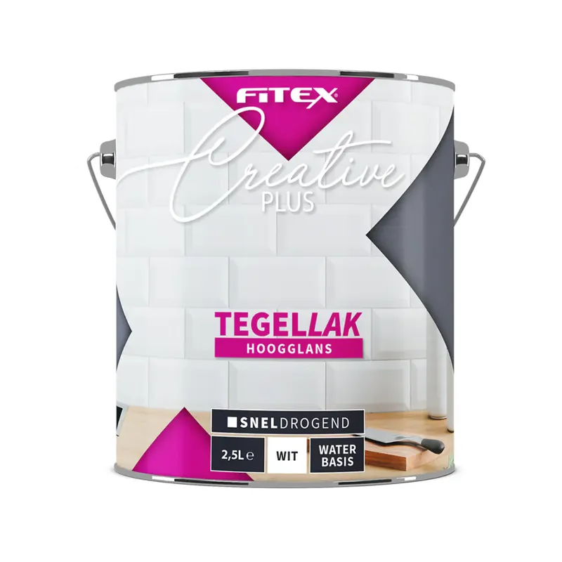 Direct Verzonden Fitex Creative Plus Tegellak Hoogglans