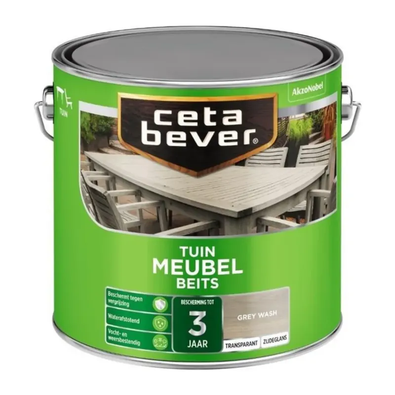 Hete Deal CetaBever Tuinmeubel Beits Grey Wash