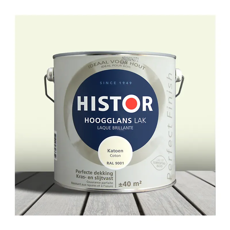 Korting Histor Perfect Finish Alkyd Hoogglans RAL 9001