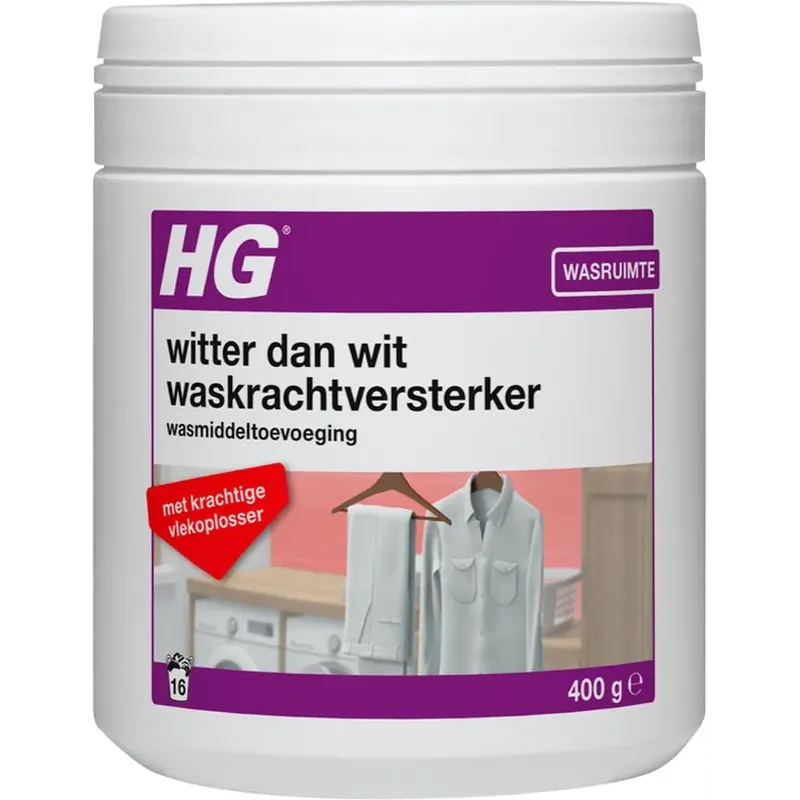 HG Witter dan Wit Waskrachtversterker Wasmiddeltoevoeging Gereduceerde Prijs