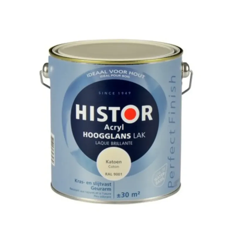 Veilige Betaling Histor Perfect Finish Acryl Hoogglans RAL 9001