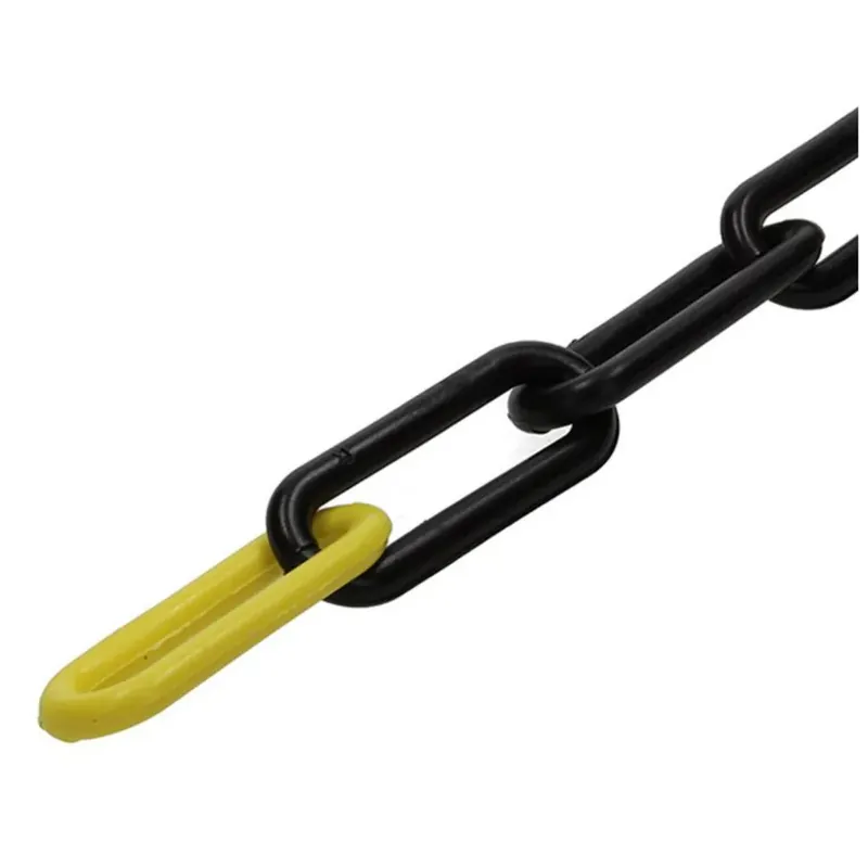 Mack Kunststof Ketting Lange Schakel Geel/Zwart Snelle Levering