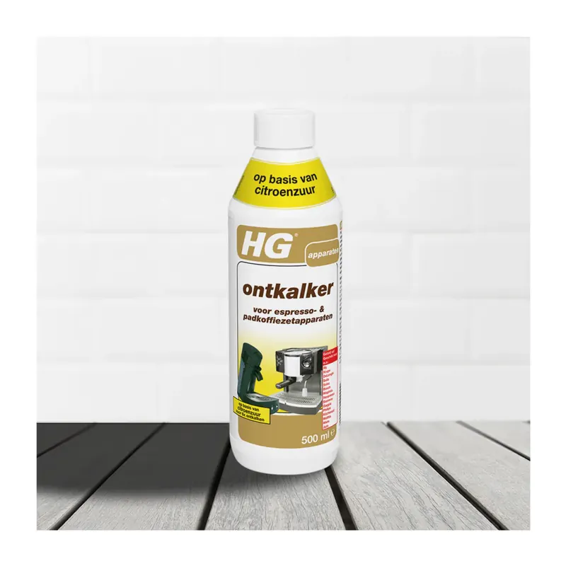 HG Koffiemachine Ontkalker Citroenzuur 500ml - Behoud de Kwaliteit van je Koffie Gecertificeerd