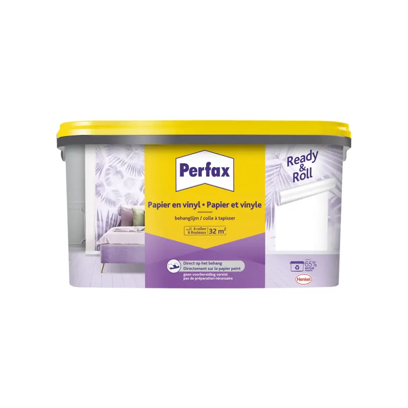 Gecertificeerd Perfax Ready&Roll Papier en Vinyl Behanglijm 4,5 kg