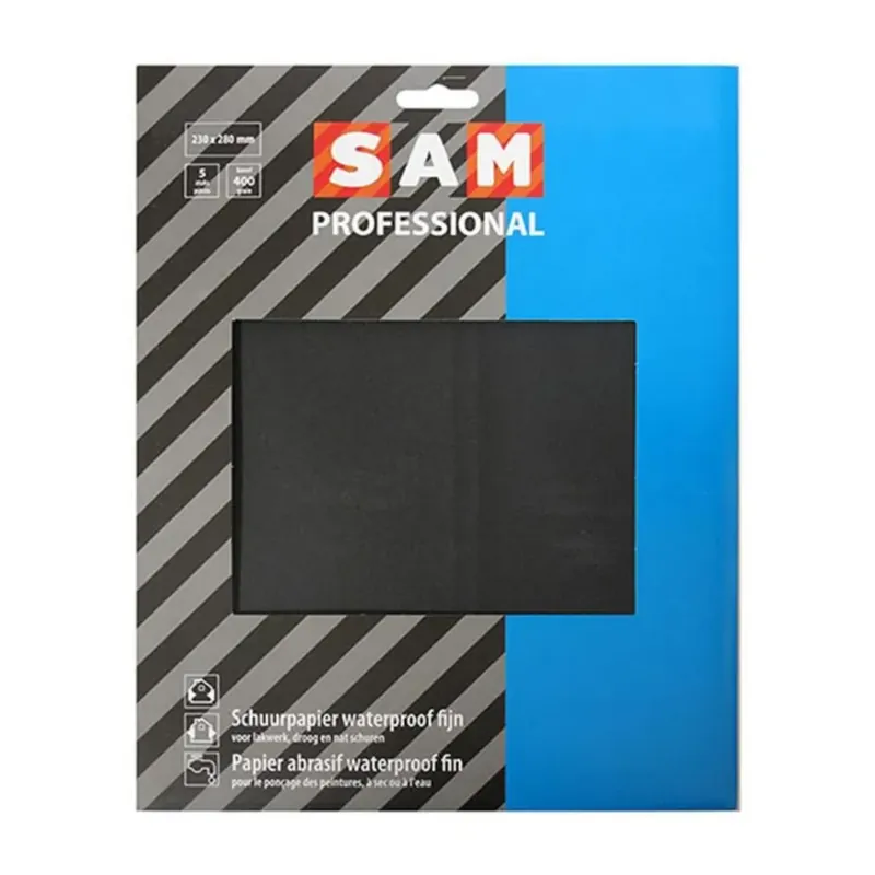 Speciale Aanbieding SAM Schuurpapier Waterproof Professioneel korrel 400
