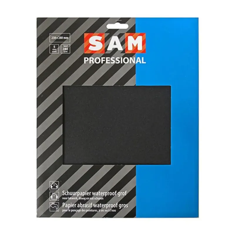 Superprijs SAM Schuurpapier Waterproof Professioneel korrel 280