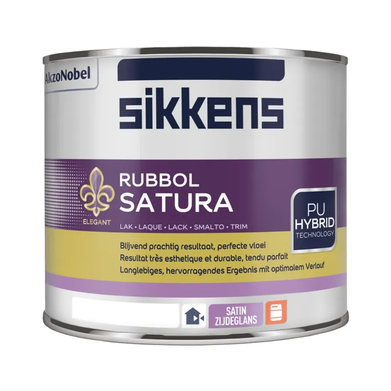 Sikkens Rubbol Satura Blijvend mooie zijdeglanzende buitenlak Premium