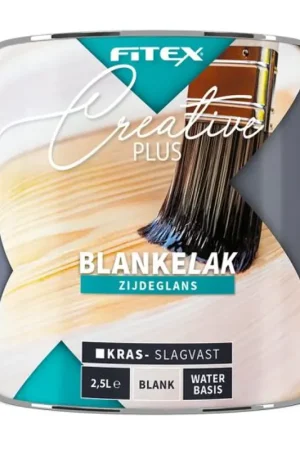 Fitex Creative PLUS Blanke Lak Zijdeglans Waterbasis Beperkte Voorraad
