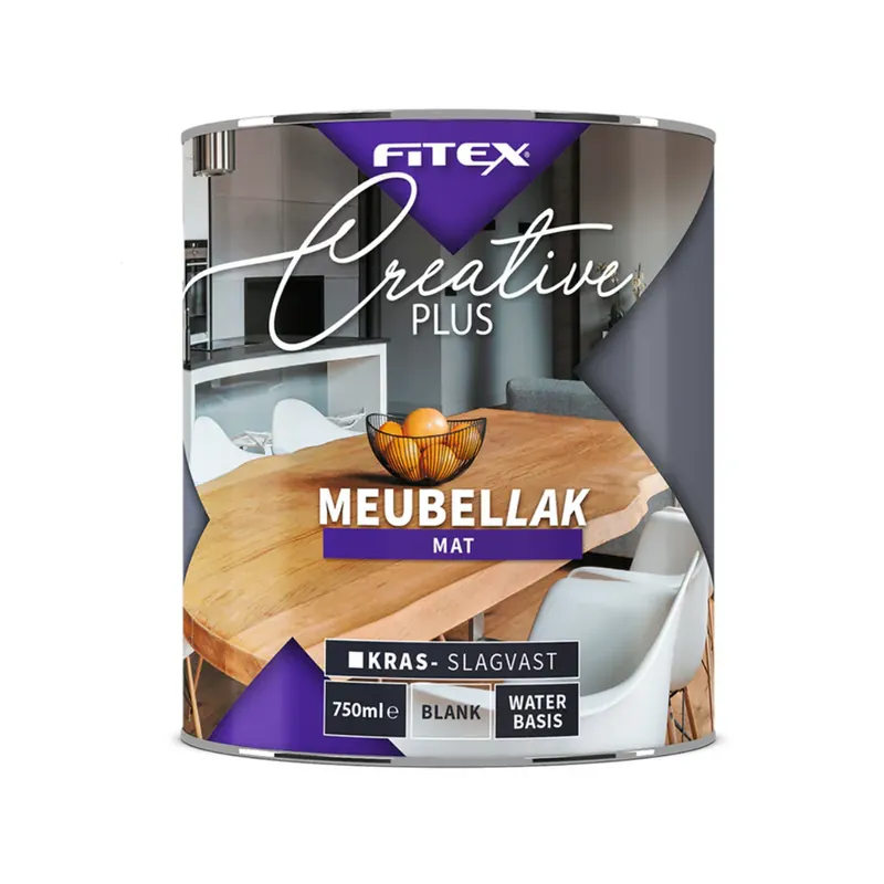 Tijdelijk Beschikbaar Fitex Creative PLUS Blanke Lak Mat Waterbasis